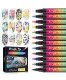 Buy Saviland 12 Colors 3D Nail Art Set - Waterproof Quick-Drying Nail Design Pens for DIY Beauty & Decorate Manicure Tools - International Shipping Available - Buy Online on GoSupps.com