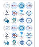 24 Pre-Cut World Diabetes Day Themed Edible Wafer Paper Cake Toppers Decorations - Buy Online on GoSupps.com