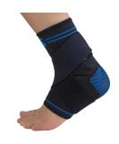 Zensah Elite Gel Compression Ankle Sleeve - Breathable Lightweight & Anti-Odor with Removable Strap - Premium Comfort for Sports - Black Large | International Shipping Available - Buy Online on GoSupps.com