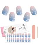 Kalolary Gel Nail Polish Strips Set with Nail File & Stick - Waterproof Semi Cured Art Sticker for Women, UV/LED Lamp Required - 6 Pack - Buy Online on GoSupps.com