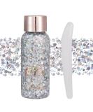 GL-TURELIFES Mermaid Chunky Glitter - Long Lasting Festival Body Gel Face Hair & Nail Make-up - 30g Silver Glitter Cosmetics - Buy Online on GoSupps.com