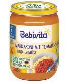 Bebivita menus from 5 months Macaroni with tomato sauce and vegetables pack of 6 (6 x 190g) - Buy Online on GoSupps.com