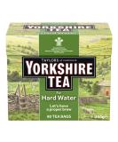 Yorkshire Tea for Hard Water - Strong Black English Tea | 80 Bags | Refreshing & Responsible Origin - Buy Online on GoSupps.com