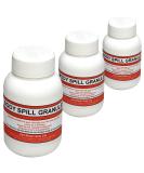 Qualicare Blood Body Fluid Spill Vomit Absorbent Granules 3x100g Bottle - Emergency Cleanup Solution - Buy Online on GoSupps.com