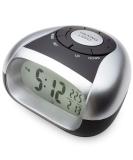 Loud Talking Alarm Clock with Time and Temperature - Ideal for Low Vision or Blind - Gray - Buy Online on GoSupps.com