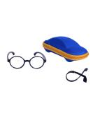 Shop Stylish Children's Blue Light Filter Glasses - UV Block TR90 Round Frame Anti-Slide Band & Case for Young Girls - Buy Online on GoSupps.com