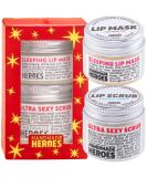 Handmade Heroes Lip Care Gift Set - Exfoliating Lip Scrub & Nourishing Lip Butter for Dry Lips - Perfect Gift for Chapped Lips 1.23oz - Buy Online on GoSupps.com
