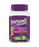 Flintstones Kids Elderberry Gummies with Immunity Support from Vitamin C and Zinc, Gluten Free, Dietary Supplement, 60 Count - Buy Online on GoSupps.com