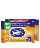 Tempo moist toilet wipes Calendula & Chamomile Duo Pack 2 packs with 42 wipes each 200 g - Buy Online on GoSupps.com