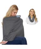 NeoTech care Baby Nursing Cover Breastfeeding Scarf - Soft Fabric - Gray Grey - Buy Online on GoSupps.com