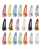 20 Pack Large Geometric Clear Acrylic Resin Hair Clips - Vintage Candy Colors - Leopard Snap Duckbill Alligator Barrettes - Buy Online on GoSupps.com
