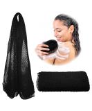 Adeton African Net Sponge - Exfoliating Body Scrubber | Black Owned | Bath Accessories for Back, Feet, and Scalp - Dead Skin Remover - Buy Online on GoSupps.com