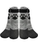 Kooltail Non-Slip Waterproof Dog Socks - Outdoor Dog Shoes with Pfot Protection & Traction Control for Hardwood Floors - Medium Gray - Buy Online on GoSupps.com