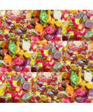 Fruit Drops Assorted Wrapped Boiled Sweets With Tub - Random Mixed Individually twist wrapped fruit drops (1kg) - Buy Online on GoSupps.com