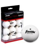 Franklin Sports Ping Pong Balls - Official Size + Weight White 40mm Table Tennis Balls - One Star Professional Durable High Performance Ping Pong Balls - White - 12 Pack Pack of 12 - Buy Online on GoSupps.com