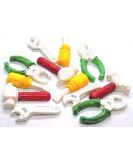 12 Edible DIY Tools Birthday Baby Shower Cupcake Toppers Cake Decorations - Buy Online on GoSupps.com