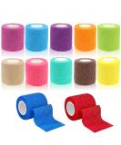 12 Roles Self -adhesive bandage 5cm x 5m self -adhering bandage for first aid elastic fixing bandage Cohesive Bandage Label bandage for dog/cat/feet/finger paving/ankle inspections - Buy Online on GoSupps.com
