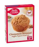 Betty Crocker Cinnamon Streusel Muffin and Quick Bread Mix  13.9 oz (Pack of 12) CINN STREUSEL 13.9 Ounce (Pack of 12) - Buy Online on GoSupps.com