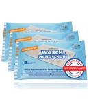 Generically ZVG 3 packs moist antibacterial washing gloves (24 pieces) perfume -free washing gloves moist washing gloves washing gloves for bedridden patients one -off rabbits - Buy Online on GoSupps.com