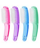 Nail Brush for Cleaning Fingernails Larbois 4Pack Handle Grip Nail Brushes Fingernail Brush for Cleaning Nail Scrub Brush for Toes and Nails Women Men (Color3) B-Color3 - Buy Online on GoSupps.com