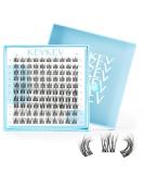 120 Pcs 3D Fluffy Eyelash Clusters - DIY Cluster Eyelash Extensions - Thin Band & Soft - Snowdrop Mix - D-10-16 - Buy Online on GoSupps.com