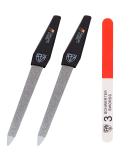 3 Swords Germany - SAPPHIRE METAL NAIL FILE 2 PIECES with 1 PIECE 3-way nail buffer NAIL CARE FOR YOU MADE IN GERMANY 2 Files / 1 Buffer - Buy Online on GoSupps.com