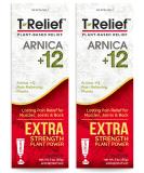 MediNatura T-Relief Extra Strength Cream Arnica +12 Natural Relieving Actives for Back Pain Joint Soreness Muscle Aches & Stiffness, Whole Body Fast Acting Relief for Women & Men - 3 oz (2 Pack) 3 Ounce (Pack of 2) - Buy Online on GoSupps.com