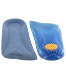 Honeycomb Gel Half Insole for Women - 1/2 inch Height Increase Heel Lift Cushion - Leg Discrepancy Balancer - Buy Online on GoSupps.com