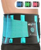 3X-Large MEDiBrace Back Support Belt for Lower Lumbar Pain Relief - Orthopaedic Waist Compression for Men and Women - Sciatica, Scoliosis, Disc, Lifting Support - Skye Blue (44 to 51 inches) - Buy Online on GoSupps.com