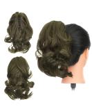 30cm Ashblond Ponytail Hair Extensions - Curly Claw Clip-In Wavy Synthetic Braids for Women - Buy Online on GoSupps.com