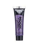 Moon Glitter Purple Holographic Fine Face & Body Glitter Gel - 12ml - Cosmetic Festival Glitter for Face, Body, Hair & Nails - Buy Online on GoSupps.com