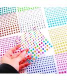 Colorful Rhinestone Stickers for Eyes Nails Face & Body | 3D Self-Adhesive Designs - Shop Internationally - Buy Online on GoSupps.com
