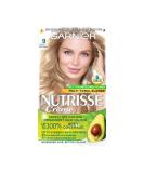 Garnier Nutrisse 9 Light Blonde Permanent Hair Dye - Natural-looking Color for All Hair Types - Buy Online on GoSupps.com