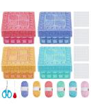 FREEBLOSS 4 Set Plastic Canvas Kit for Beginners - Mesh Sheets, Yarn for Embroidery, Knitting Projects - Buy Online on GoSupps.com