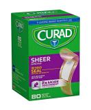 Buy Medline CUR02279 Sheer Adhesive Bandages | 3/4" x 3" | 80 Pack | International Shipping Available - Buy Online on GoSupps.com