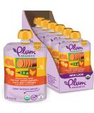 Plum Organics Stage 3 Baby Food | Carrot Sweet Potato Corn Pea & Chicken | 4oz Pouch (Pack of 6) - Buy Online on GoSupps.com
