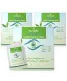 NOVEHA Tea Tree Oil Eyelid & Lash Wipes With Hyaluronic Acid Green Tea & Chamomile For Blepharitis & Itchy Eyes Individually Wrapped Eyelash Wipes Natural Makeup Remover & Daily Cleanser (Pack of 3) - Buy Online on GoSupps.com