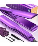 Milano by Laurenza 2-in-1 Hair Straightener and Curler 8.5 Inch SuperMax Design - Purple - Buy Online on GoSupps.com