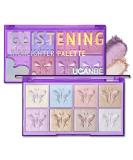 UCANBE Glistening Highlighter Makeup Palette - 8 Color Triple Baked Intensely Pigmented Powder for Luxurious Silky Shimmer Illuminating Glow - Buy Online on GoSupps.com