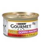 Purina Gourmet Gold Double Pleasure Wet Cat Food - Beef & Chicken 24 Cans (85g) - Premium Cat Nutrition - Buy Online on GoSupps.com