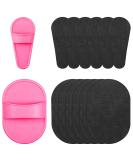 32 Pieces Hair Removal Pads Smooth Away Facial Hair Remover 2 Sizes Crystal Hair Eraser and 30 Pieces Exfoliation Fine Sandpaper for Women Girls Crystal Body Lip Facial Hair Depilatories - Buy Online on GoSupps.com