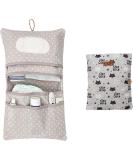 HAMUR HOME WARLING PACK ORGANIZER AND COSMECTION PACK 2IN1 - Small diaper bag for on the way mums diapers cream cloths baby organizer (fox) - Buy Online on GoSupps.com