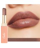 Oulac Chocolate Brown Lipstick - Moisture Shine Hydrating Lipstick & Tinted Lip Balm for Dry Lips Medium Coverage Lip Colour | Juicy Look Glossy Finish Vegan Cruelty-Free Modern Love (03) - Buy Online on GoSupps.com
