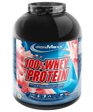 Buy Ironmaxx 100% Whey Protein Powder - Strawberry Flavor 2.35kg | Water-Soluble Low Sugar Fast Shipping Worldwide - Buy Online on GoSupps.com