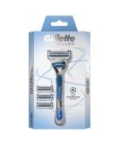 Buy Gillette SkinGuard Men's Razor with 3 Blades & 4 Sensitive Blades International Shipping Available - Buy Online on GoSupps.com