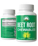 Organic Beet Chews - Sugar-Free Beetroot Supplements for Heart Health | Vegan Gluten-Free - Buy Online on GoSupps.com