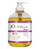 OLIVELLA Violet Liquid Soap - 16.9 Oz | Premium Organic Olive Oil Soap for Gentle Skin Care - International Shipping Available - Buy Online on GoSupps.com