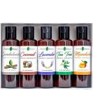 Relaxing Massage Oil Set - 4-Pack Pure Essential Oils for Skin Care | Jojoba Sweet Almond & Vitamin E Body Oil | Ideal for Massage Therapy - Buy Online on GoSupps.com