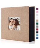 Miaikoe 6x4 Photo Album with 600 Pockets - Large Capacity Linen Album for Family Wedding Anniversary, Holds 600 Horizontal & Vertical 10x15cm Photos (Khaki) - Buy Online on GoSupps.com
