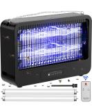 YEXHOT Insect Destroyer - 20W Fly Trap & UV Mosquito Lamp with Timer Remote Control & 2 Extra Bulbs | Effective Home & Patio Mosquito Killer - Buy Online on GoSupps.com